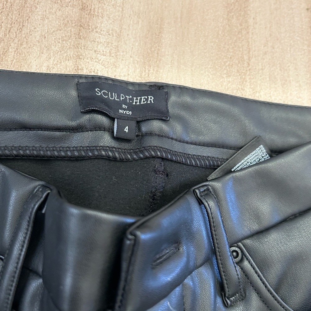 NYDJ Black Straight Leg Pants